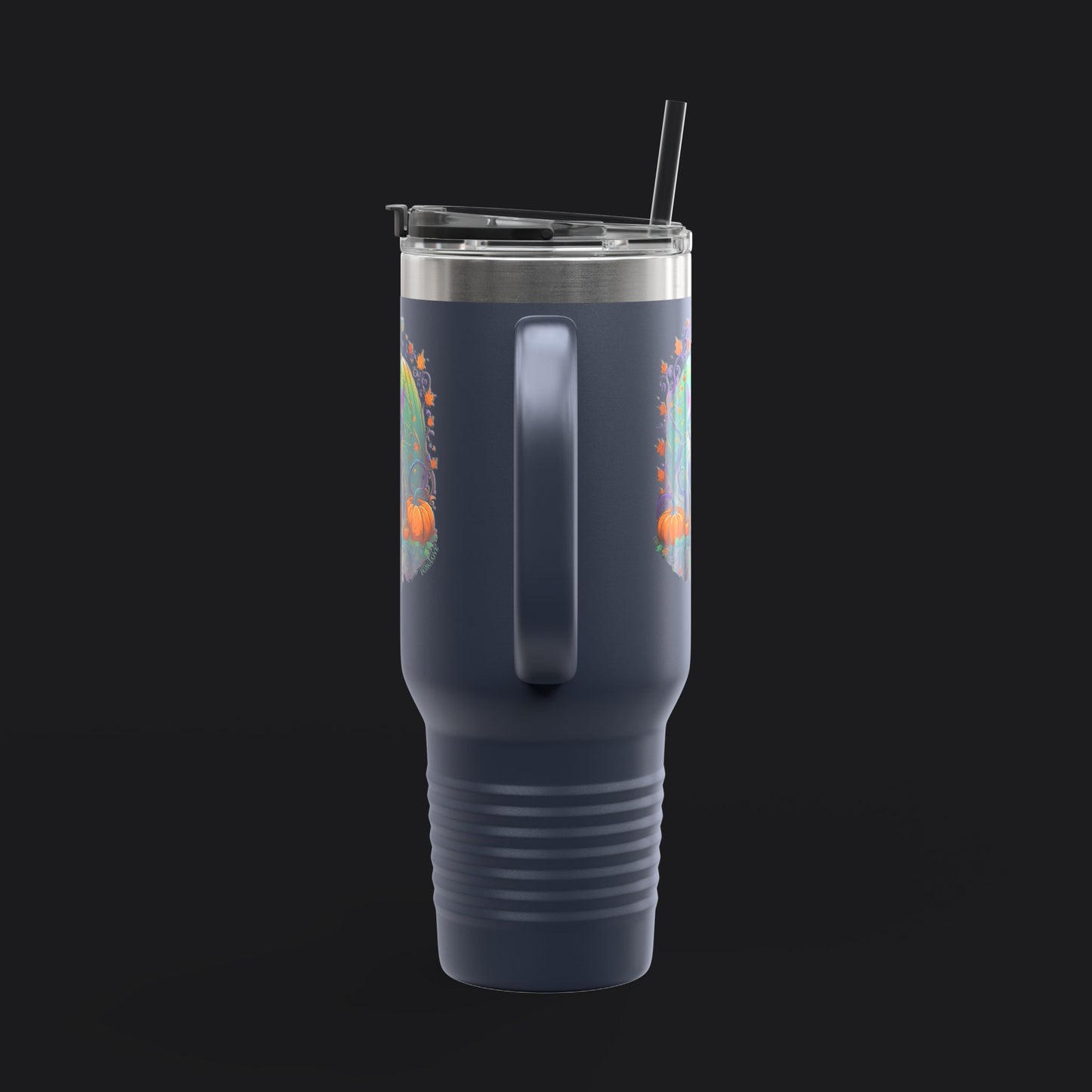 Pumpkin Kitty Insulated Travel Mug - 40oz