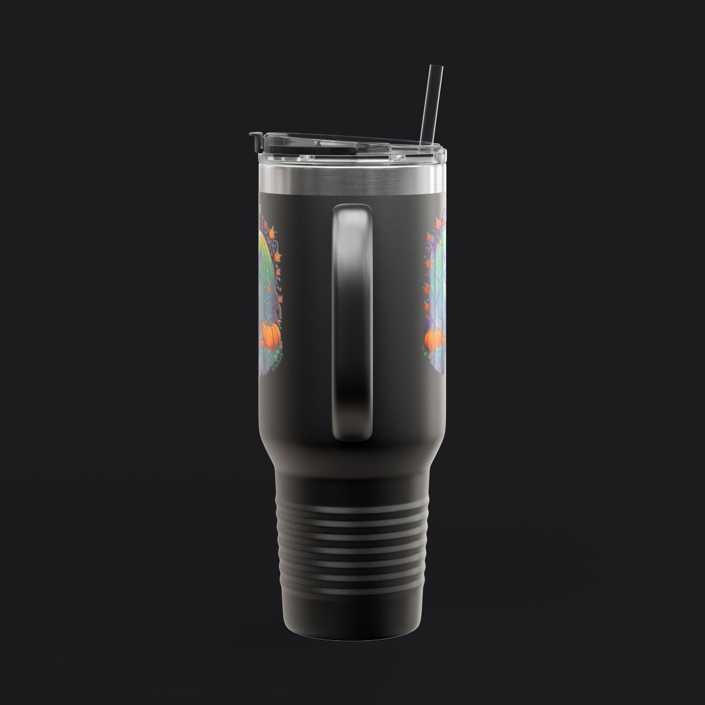 Pumpkin Kitty Insulated Travel Mug - 40oz