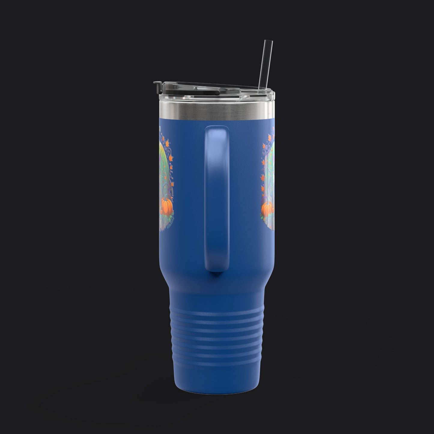 Pumpkin Kitty Insulated Travel Mug - 40oz